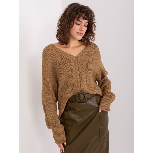 Sweter-BA-SW-8028.36P-camelowy