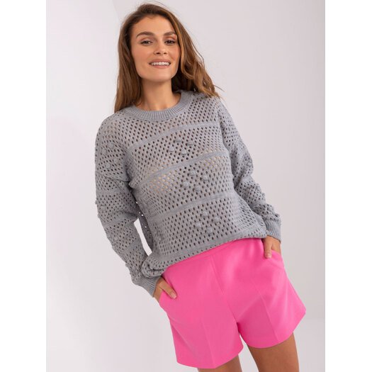 Sweter-BA-SW-9007.85P-szary