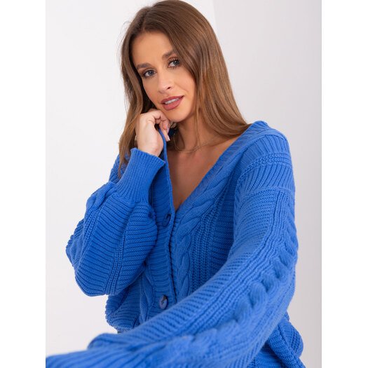 Sweter-LC-SW-0588.30X-ciemny niebieski