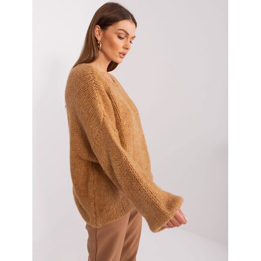 Sweter-LC-SW-3020.10P-camelowy