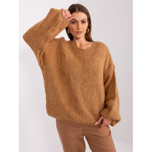 Sweter-LC-SW-3020.10P-camelowy