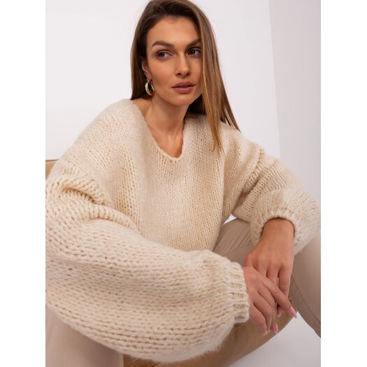 Sweter-LC-SW-3020.10P-jasny beżowy