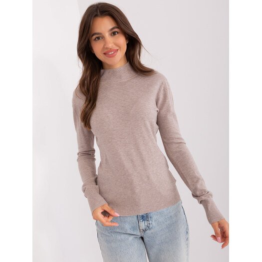 Sweter-PM-SW-PM-20.05-ciemny bezowy