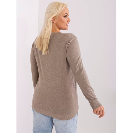 Sweter-PM-SW-PM-3007+1.18-ciemny bezowy