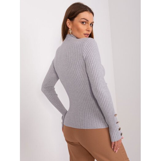 Sweter-PM-SW-PM-3217.08-szary