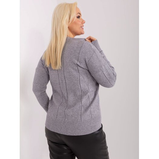 Sweter-PM-SW-PM688.64-szary