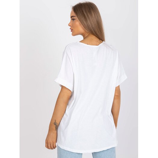 T-shirt-DHJ-TS-6860.26X-biało-żółty