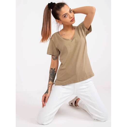 T-shirt-TW-TS-1002.28X-ciemny bezowy